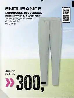 Sport Outlet ENDURANCE JOGGEBUKSE tilbud