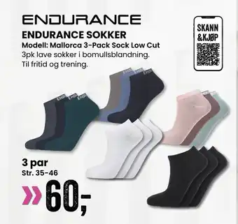 Sport Outlet ENDURANCE SOKKER tilbud