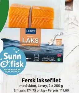 Joker Fersk laksefilet tilbud