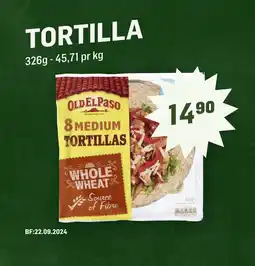 Holdbart TORTILLA tilbud