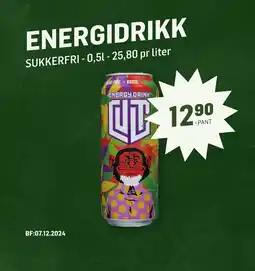 Holdbart ENERGIDRIKK tilbud