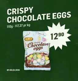 Holdbart CRISPY CHOCOLATE EGGS tilbud