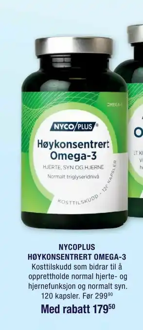 Nycoplus høykonsentrert omega-3