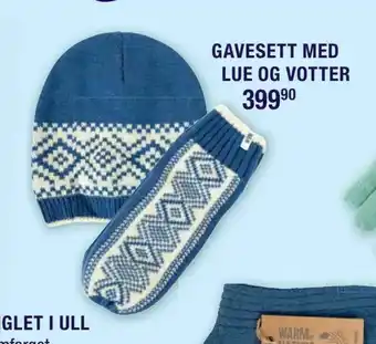 Gavesett med lue og votter