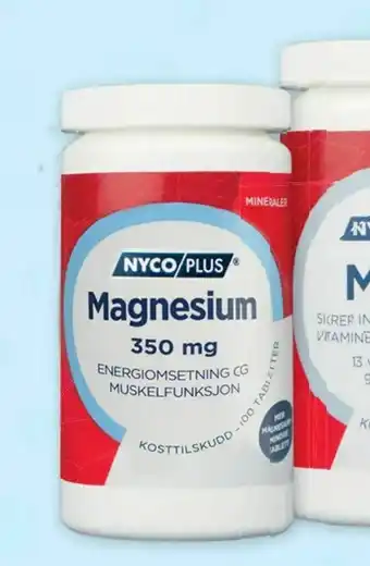 Ditt Apotek NYCOPLUS MAGNESIUM 350 mg tilbud
