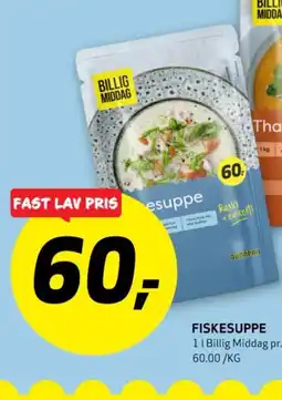 Bunnpris FISKESUPPE tilbud