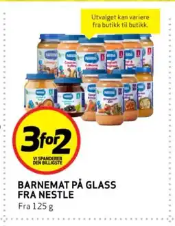 Bunnpris BARNEMAT PÅ GLASS FRA NESTLE tilbud