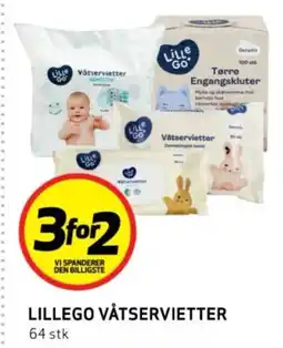 Bunnpris LILLEGO VÅTSERVIETTER tilbud