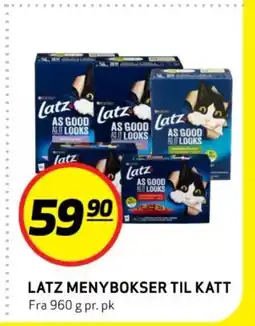 Bunnpris LATZ MENYBOKSER TIL KATT tilbud