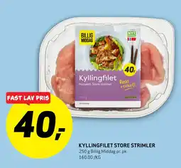 Bunnpris KYLLINGFILET STORE STRIMLER tilbud