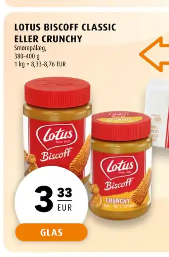 Scandinavian Park LOTUS BISCOFF CLASSIC ELLER CRUNCHY tilbud