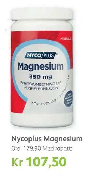 Vitusapotek Nycoplus Magnesium tilbud