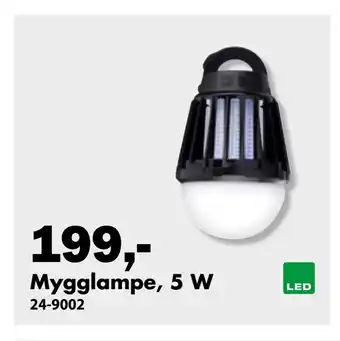 Biltema Mygglampe, 5 W tilbud