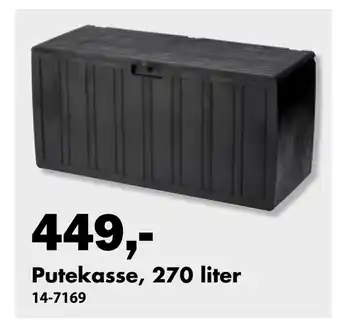 Biltema Putekasse, 270 liter tilbud