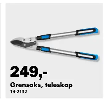 Biltema Grensaks, teleskop tilbud