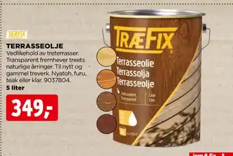 jem & fix TERRASSEOLJE tilbud