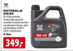 jem & fix MOTOROLJE 5W/40 tilbud