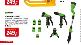 jem & fix VANNINGSSETT tilbud