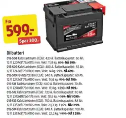 Jula Bilbatteri tilbud