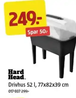 Jula Drivhus 52 l, 77x82x39 cm tilbud