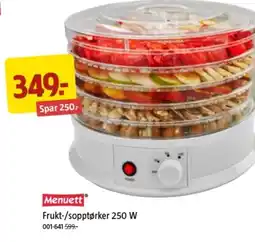 Jula Frukt-/sopptørker 250 W tilbud