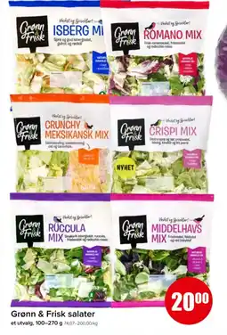 Spar Grønn & Frisk salater tilbud