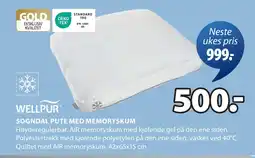 JYSK SOGNDAL PUTE MED MEMORYSKUM tilbud