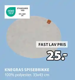 JYSK KNEGRAS SPISEBRIKKE tilbud