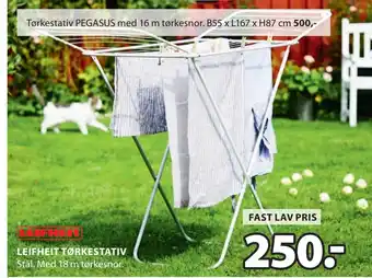 JYSK LEIFHEIT TØRKESTATIV tilbud