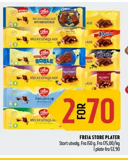Coop Prix FREIA STORE PLATER tilbud