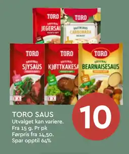 Coop Mega TORO SAUS tilbud