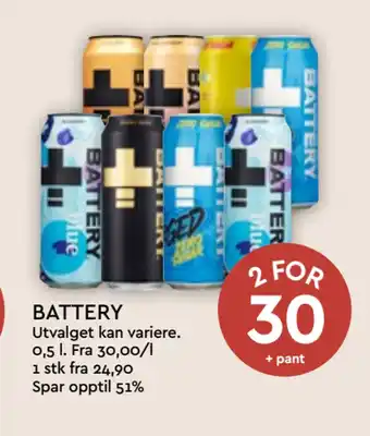 Coop Mega BATTERY tilbud