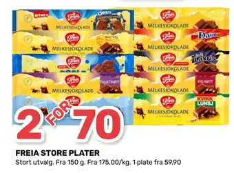 Coop Marked FREIA STORE PLATER tilbud