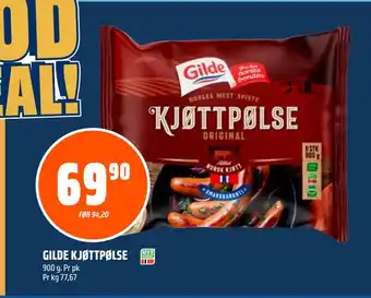 Coop Obs GILDE KJØTTPØLSE tilbud