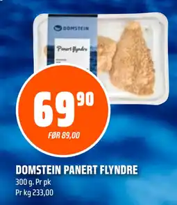 Coop Obs DOMSTEIN PANERT FLYNDRE tilbud
