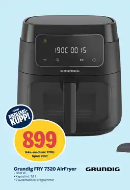 Coop Obs Grundig FRY 7320 AirFryer tilbud
