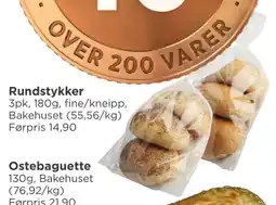 Meny Rundstykker tilbud