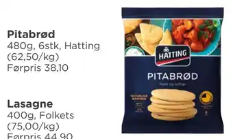Meny Pitabrød tilbud