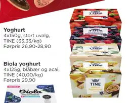Meny Yoghurt tilbud