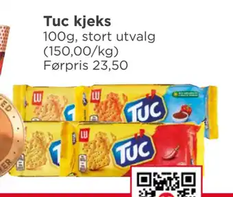 Meny Tuc kjeks tilbud