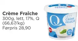 Meny Crème Fraîche tilbud