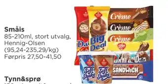 Meny Småis tilbud