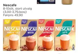 Meny Nescafe tilbud