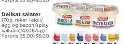 Meny Delikat salater tilbud