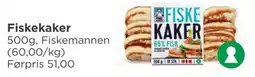 Meny Fiskekaker tilbud