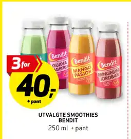Bunnpris UTVALGTE SMOOTHIES BENDIT tilbud