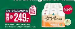 Europris SUPERSOFT TOALETTPAPIR tilbud