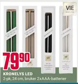 Europris KRONELYS LED tilbud
