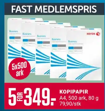 Europris KOPIPAPIR tilbud