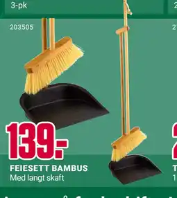 Europris FEIESETT BAMBUS tilbud